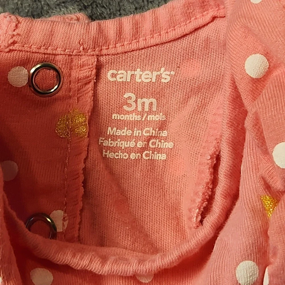 Baby Girl Clothes 6pc Lot 3-6 Months Laura Ashley Carter's Gerber Romper Pants
